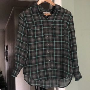 Banana Republic Plaid Dress Shirt